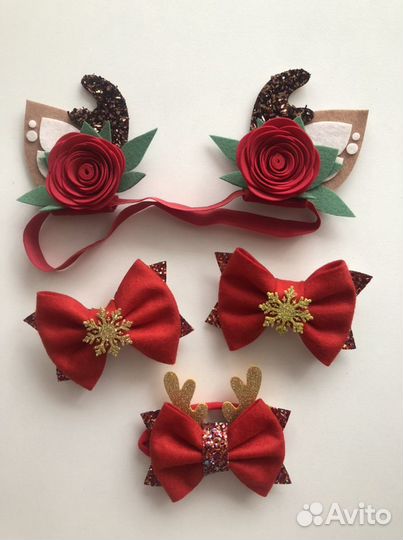 Повязки, заколки, бантики, ободки