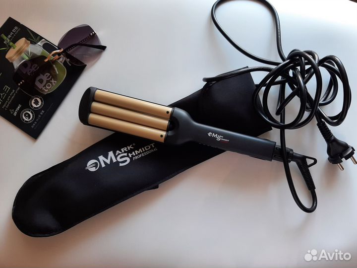 Плойка для волос волна новая Mark Shmidt + чехол