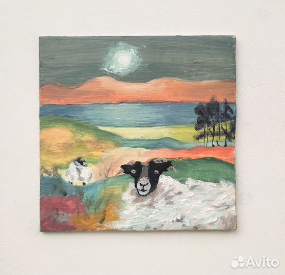 Картина маслом миниатюра