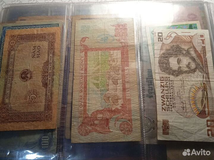 Коллекция зарубежных банкнот 200шт
