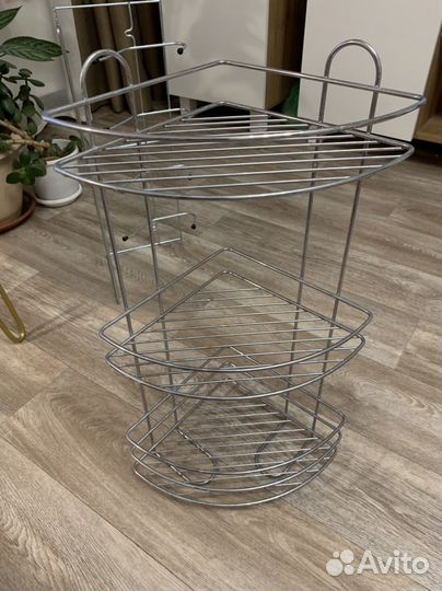 Полка в ванную угловая 56 на 23