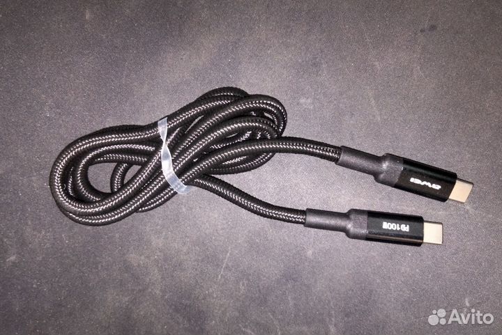 Кабель USB-C (type c type c) 1 m 100w 5A