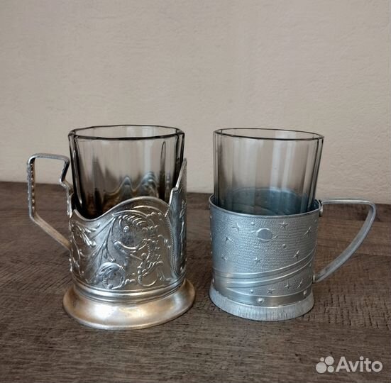 Подстаканник со стаканом