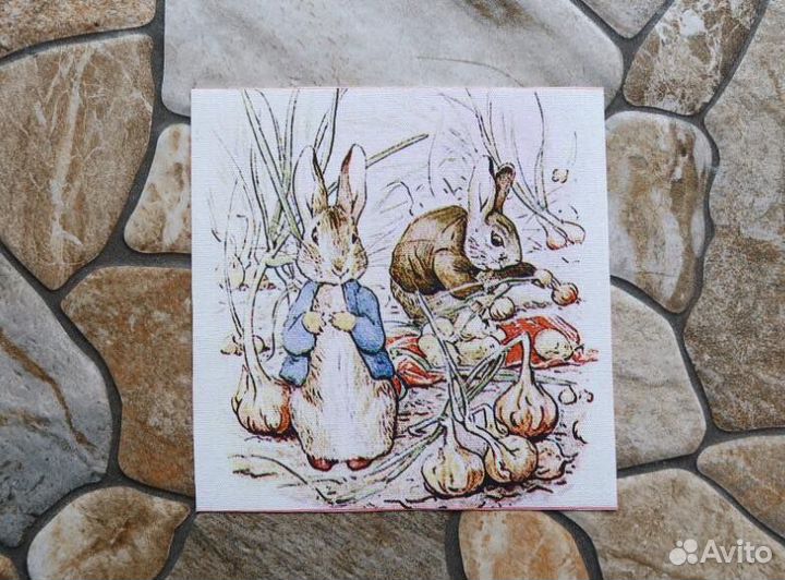 Купон ткани для рукоделия Peter Rabbit