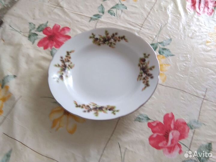 Тарелка фарфор Чешский