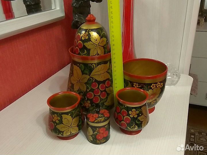 Хохлома.Посуда