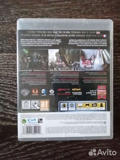 Injustice. Диск для PS3