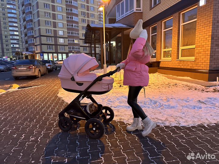 Люлька stokke trailz розовая