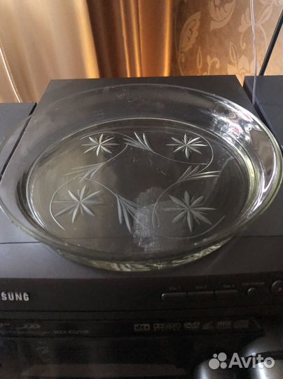 Ваза для фруктов и конфет на ножке СССР