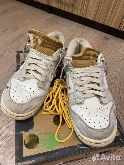 Кроссовки nike dunk off white