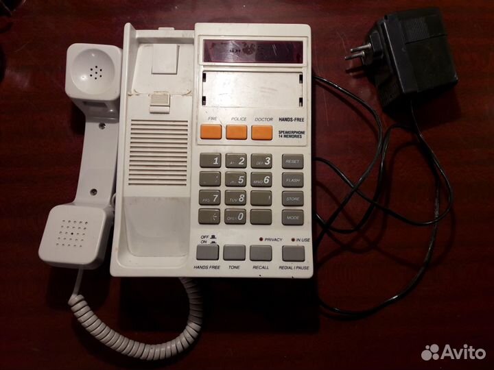 Радиотелефон Panasonic и телефон Русь с аон