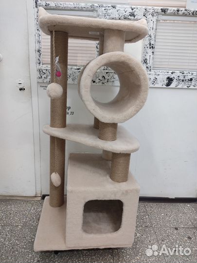 Когтеточка с домиком комплекс.Котёнок Гав