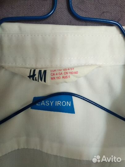 Рубашка h&m 110 р и 80 р