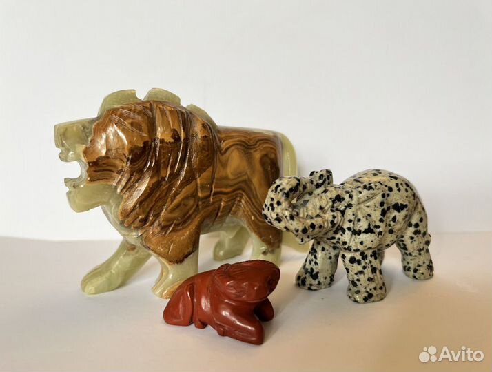 Статуэтки фигурки животных из натурального камня