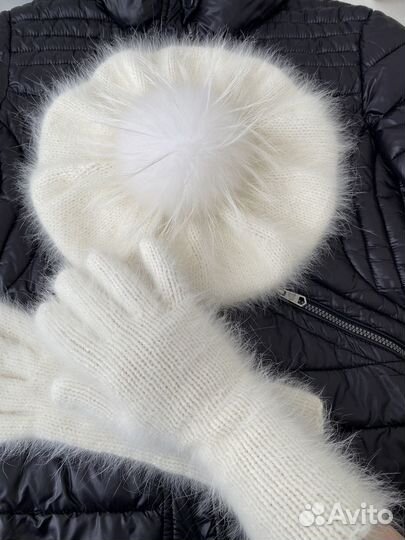 Вязаный берет