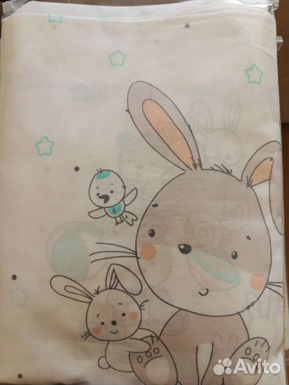 Новое постельное бельë в детскую кроватку