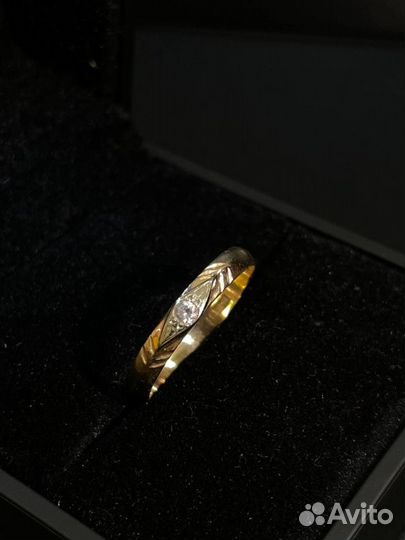 Кольцо 585 пробы, р.17,5