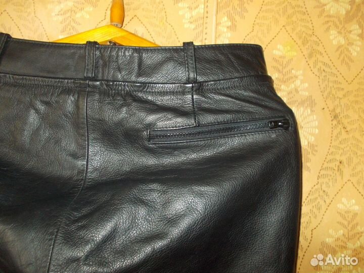 Мотоштаны кожаные