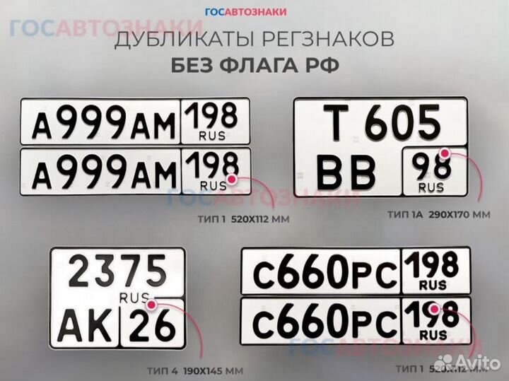 Дубликаты номеров