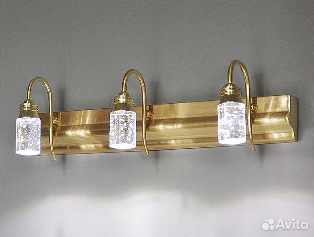 Бра подсветка для картин Glace 822/3 LED Золото