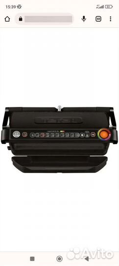 Электрогриль tefal optigrill xl