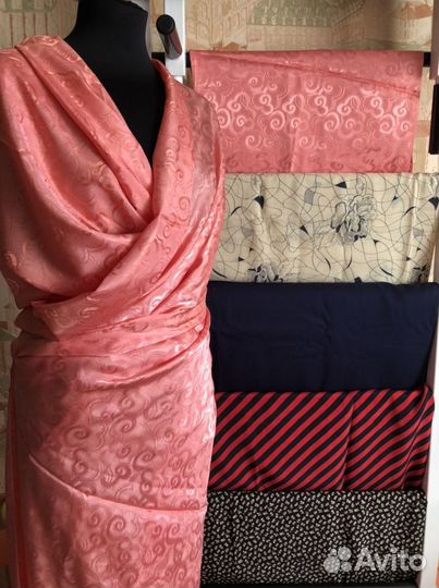 Ткани СССР шерсть, шёлк