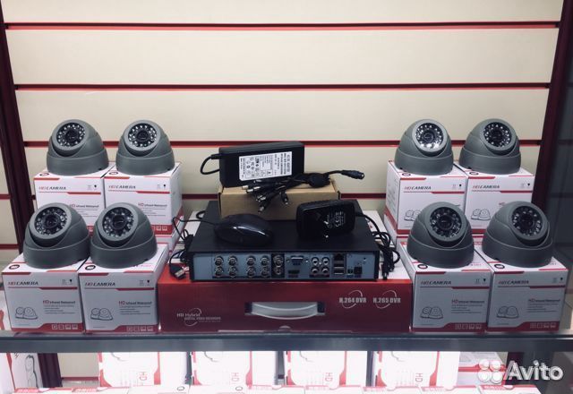 Комплект на 8 камер AHD 1080P