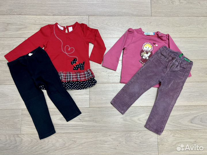 Вещи пакетом на девочку 86 92