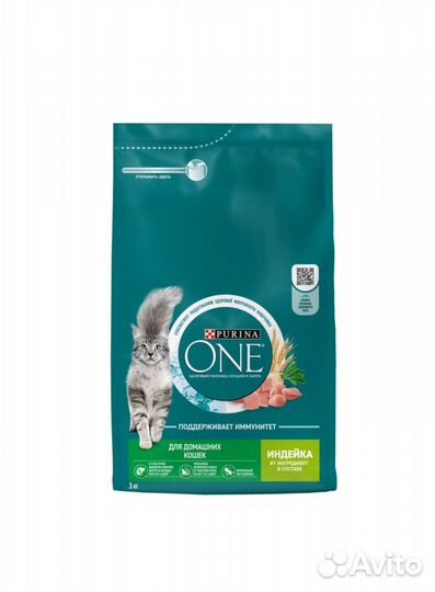Purina ONE 3 кг сухой корм для кошек