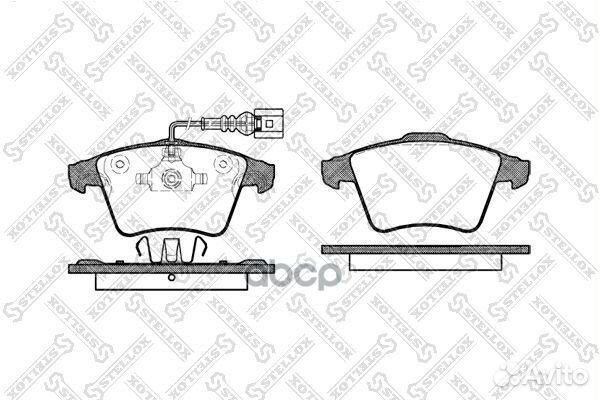 1056 022-SX 1045 22 колодки дисковые п VW Tou