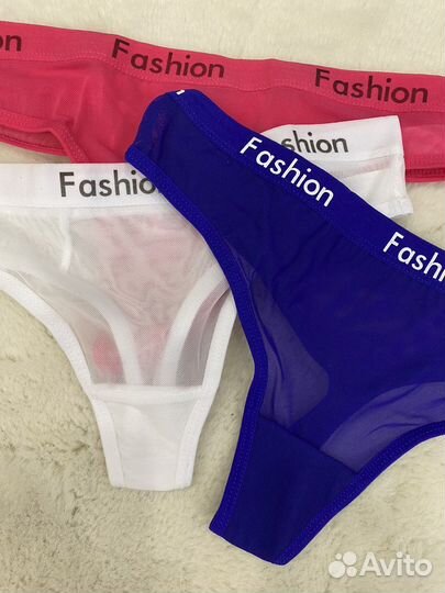 Трусики женские стринги полупрозрачные
