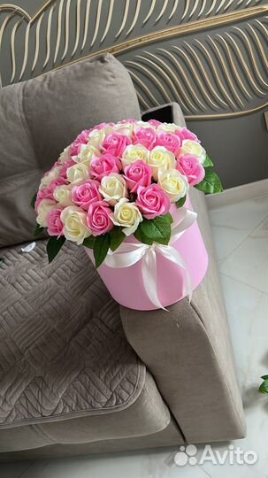 Букет цветов из мыла