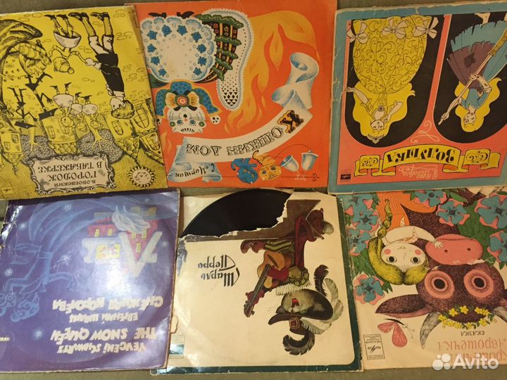 Грампластинки детские более 100 шт