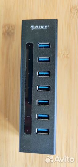 Разветвитель USB 3.0 Orico A3H7 7 портов, алюминий