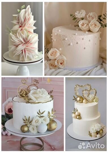 Торты на заказ, свадебные, корпоративные, детские