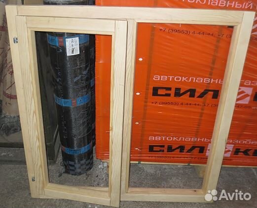 Рама оконная для дачи с одной створкой 1,3*1 м