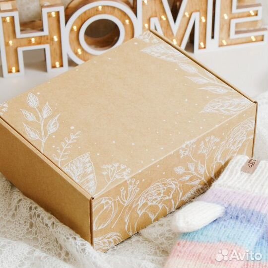 Коробки для подарков, подарочные коробки крафт