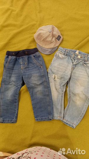Вещи пакетом на мальчика и босоножки, 86 рост