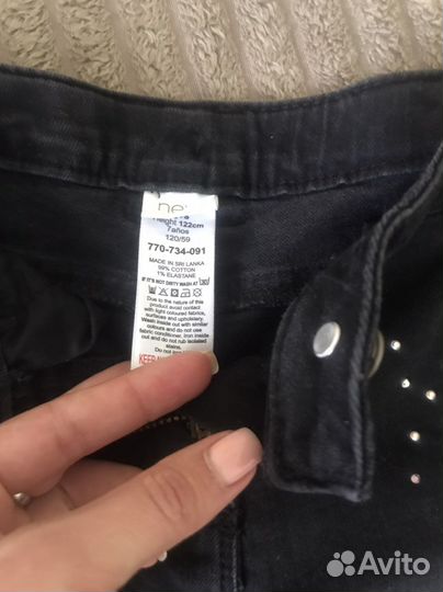 Джинсы для девочки next