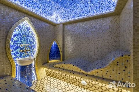 Мебель в хамам. Потолок, скамьи, лежаки для хамама