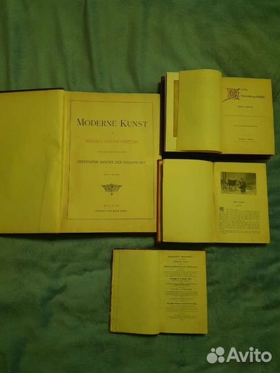 Старые книги на немецком и английском