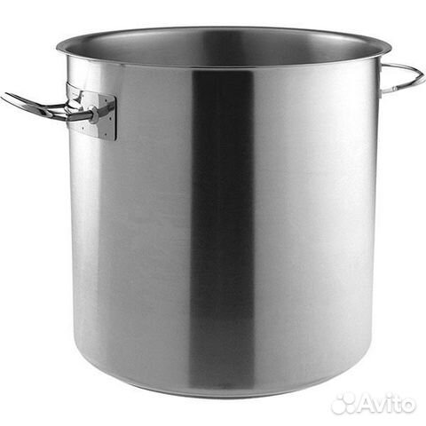 Кастрюля без крышки; сталь; 30.75л