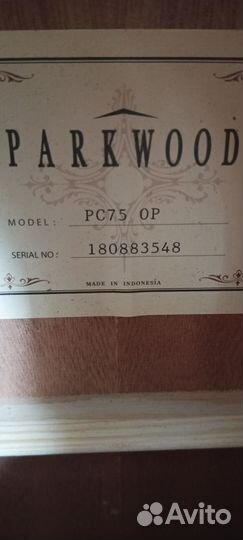 Акустическая гитара Park wood pc75 op