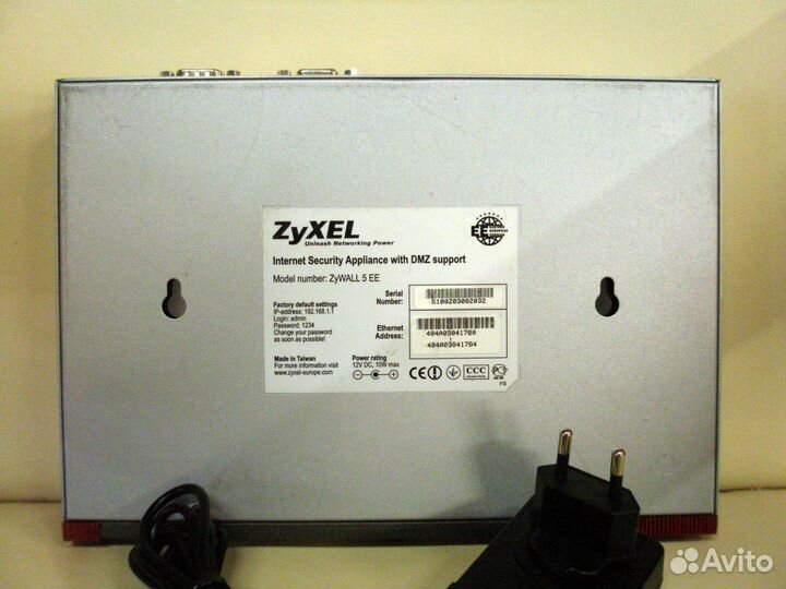 Роутер-сетевой экран zyxel zywall 5 EE
