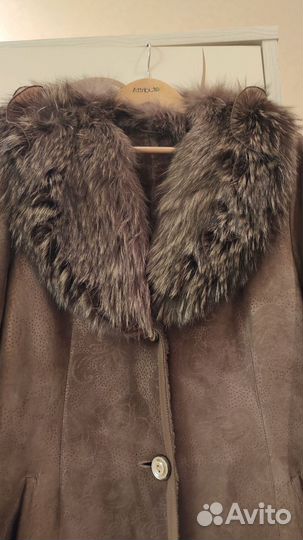 Дубленка натуральная женская 48 50