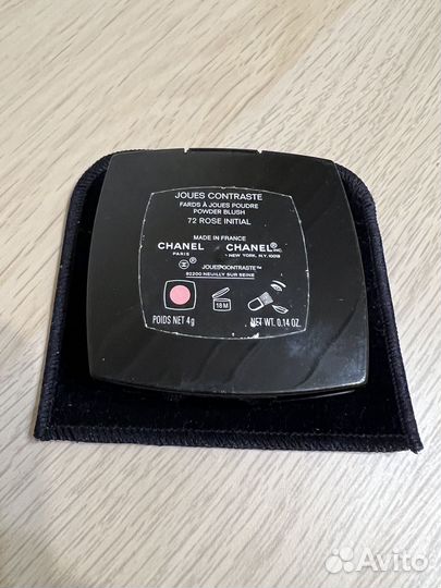 Футляр от румян Chanel чехол бархатный