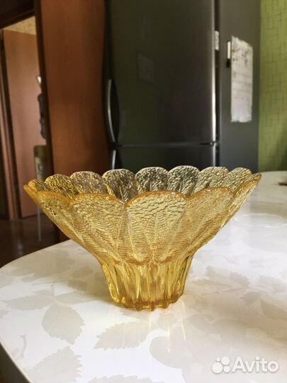 Ваза и конфетница СССР стекло