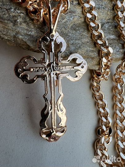 Крест с цепочкой