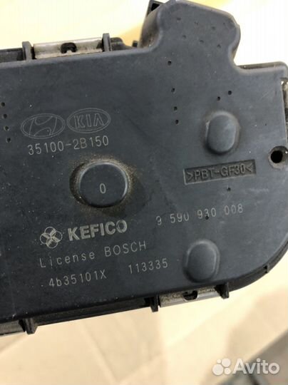 Дроссельная заслонка Хендай,Киа