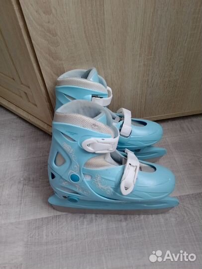 Коньки детские раздвижные 34-37 бу